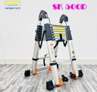 THANG NHÔM GẤP CHỮ A 2.5 M - RÚT 5M  SUMIKA SK500D NEW CHÍNH HÃNG
