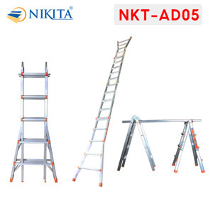 Thang nhôm gấp chữ A đa năng Nikita AD-05BL
