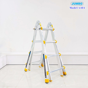 Thang nhôm gấp chữ A Jumbo A404