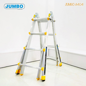 Thang nhôm gấp chữ A Jumbo A404