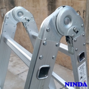 Thang nhôm gấp chữ A Ninda ND-205