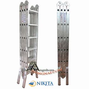 Thang nhôm gấp chữ M Nikita TGA69