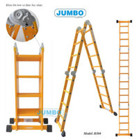 Thang nhôm gấp đa năng 4 đoạn Jumbo B304