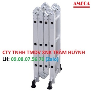 Thang nhôm gấp đa năng Ameca 4 đoạn AMC-M203