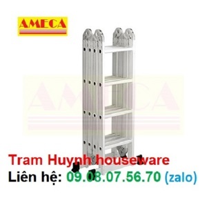 Thang nhôm gấp đoạn Ameca AMC-M205C