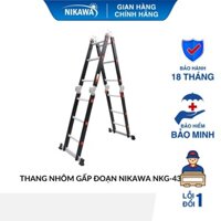 Thang nhôm gấp đoạn Nikawa NKG-43