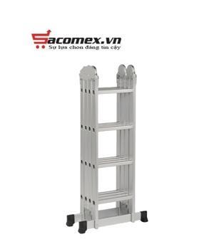 Thang nhôm gấp khúc chữ M Ninda ND-404C