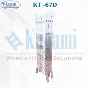 Thang nhôm gấp xếp 4 đoạn Kagami KT -67D (6.7m)
