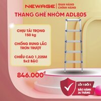 Thang nhôm ghế 5 bậc tay vịn gấp gọn, thang chữ A xếp gọn chính hãng Newage Store