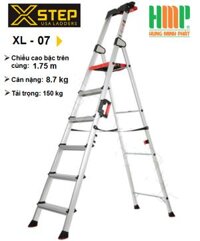 Thang nhôm ghế 7 bậc XSTEP XL-07