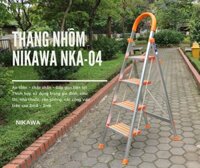 Thang nhôm ghế Nikawa NKA04 Nhật Bản - 4 Bậc