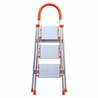 Thang nhôm ghế tay vịn- ghế thắp hương khung inox 3 bậc