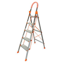 Thang nhôm ghế tay vịn Inox Nikita KN-05