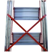 Thang nhôm ghế tay vịn khung inox loại 6,7 bậc chiều cao 1,5m đến 1,7m [BC shop] (Shop BC)
