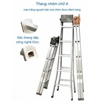 Thang nhôm hộp mâm trắng HM20