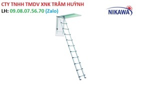 Thang nhôm Nikawa rút gác xếp DLTL110