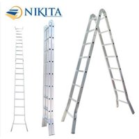 THANG NHÔM NIKITA NIKA15 - Dựng  thẳng 3m - Dựng chữ A  1,5m