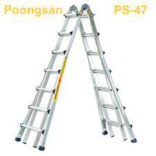 Thang nhôm rút chữ A Poongsan PS-47