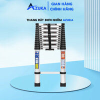 Thang Nhôm Rút AZUKA Cao 6,3M Nhập Khẩu - Ống Thang Nhôm Liền Khối- Chắc chắn bền bỉ
