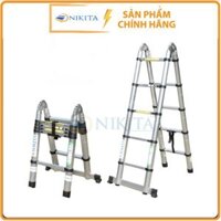 Thang nhôm rút chữ A ( 3m2 + 3m2 ) - Chính hãng NIKITA