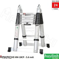 Thang nhôm rút chữ A Nhật Bản Hakachi HM-18CP - 5.6 mét