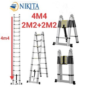 Thang nhôm rút chữ A Nikita AI44