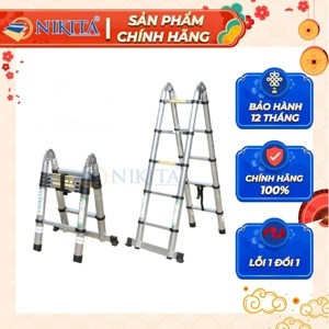 Thang nhôm rút chữ A Nikita AI44