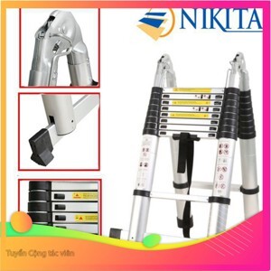 Thang nhôm rút chữ A Nikita NKT-AI72 - 3.6m