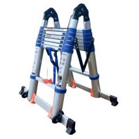 Thang Nhôm Rút Đôi A 2m2 Nakata TYB-637 (Đai Xanh)