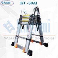 Thang Nhôm Rút Đôi Chữ A 2m5 Kagami KT -50AI (5m)