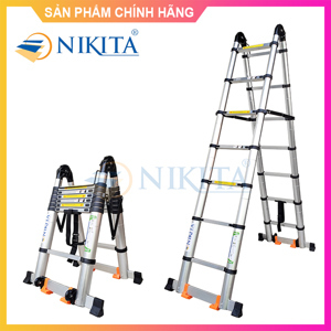 Thang nhôm rút đôi chữ A Nikita AR44