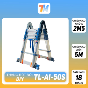 Thang nhôm rút đôi DIY TL-AI-50S