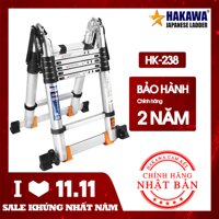 THANG NHÔM RÚT ĐÔI NHẬT BẢN - HAKAWA HK-238 - PHÂN PHỐI CHÍNH HÃNG [bonus]