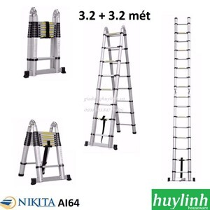 Thang nhôm rút đôi Nikita NKT-AI64 - 6.4m