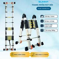 Thang nhôm rút đôi SUMIKA SK560D NEW, chữ A cao 2.8M