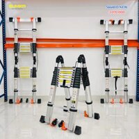 Thang nhôm rút đôi SUMIKA SK560D NEW, chiều cao 2.8m+2.8m