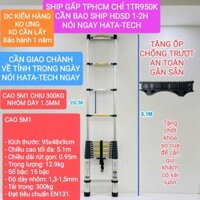 Thang nhôm rút đơn 5m sửa chữa gia đình