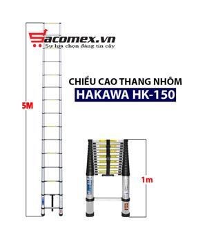 Thang nhôm rút đơn Hakawa HK-150 (HK150)