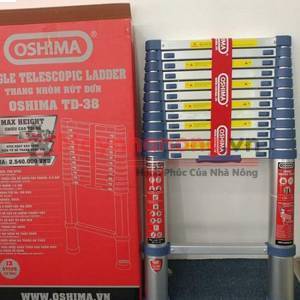 Thang nhôm rút đơn Oshima TD-38 - 3.8m