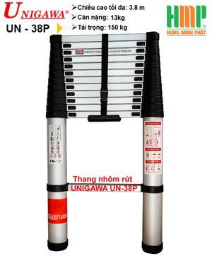 Thang nhôm rút đơn Unigawa UN-38P - 3.8m