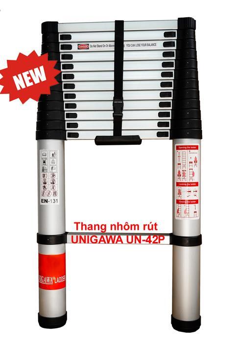 Thang nhôm rút đơn Unigawa UN-42P - 4.2m