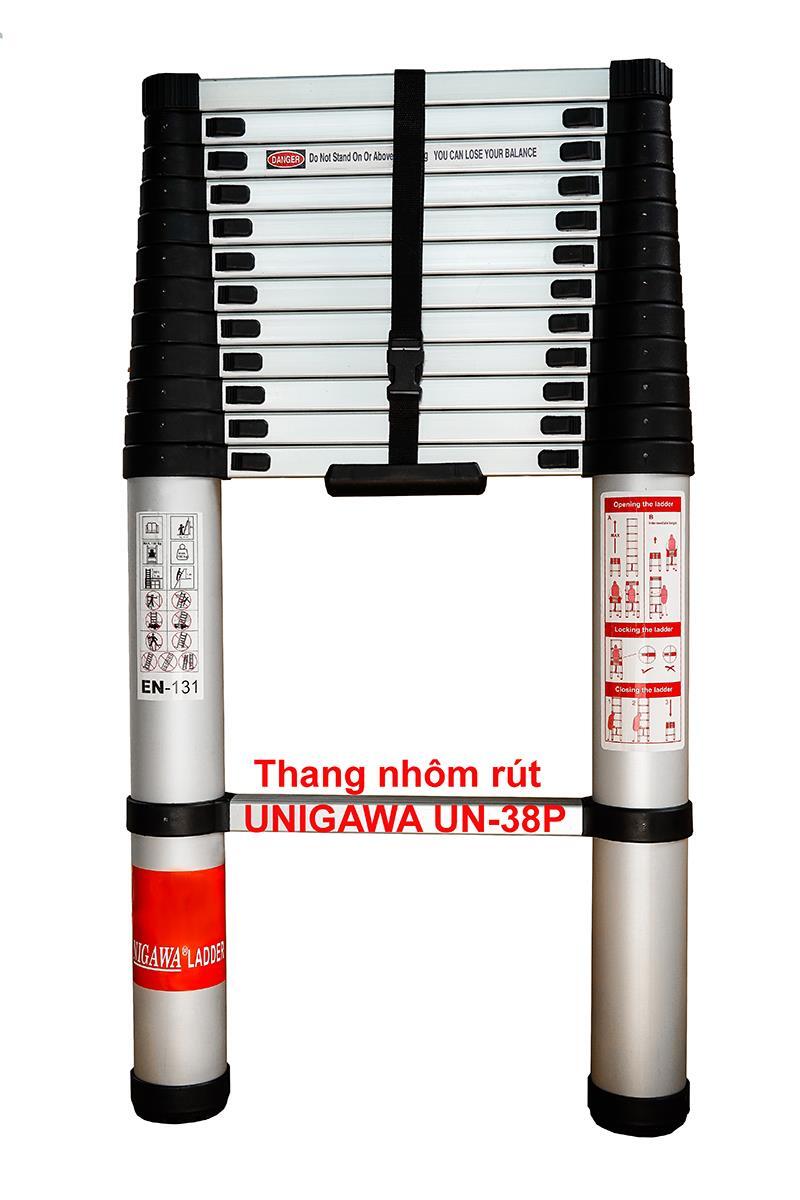 Thang nhôm rút đơn Unigawa UN-38P - 3.8m