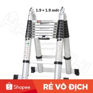 Thang nhôm rút gọn chữ A Hakachi HM-12CP