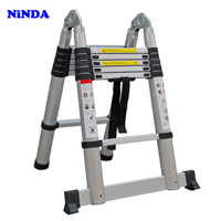 Thang nhôm rút gọn chữ A Ninda ND-38AI