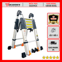 Thang nhôm rút gọn đôi Sumika SK560D NEW, chiều cao 2.8m+2.8m - Hàng chính hãng, bảo hành 12 tháng