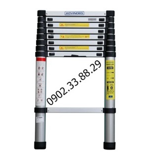 Thang nhôm rút gọn đơn Advindeq ADT208B