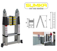 Thang nhôm rút gọn SUMIKA SK500D