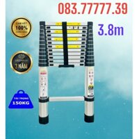 Thang nhôm rút gọn SUMIKA SK380 - Màu đen cao 3,8m, rút gọn 0.88m, tải trọng 300kg