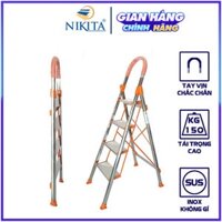 Thang nhôm tay vịn khung INOX Nikita NKT-IN04