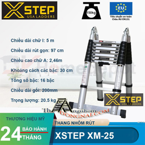 Thang nhôm Xstep XM-25